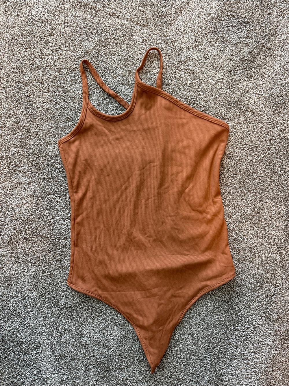 Abercrombie & Fitch Women’s One-Piece Bodysuit in Rust
